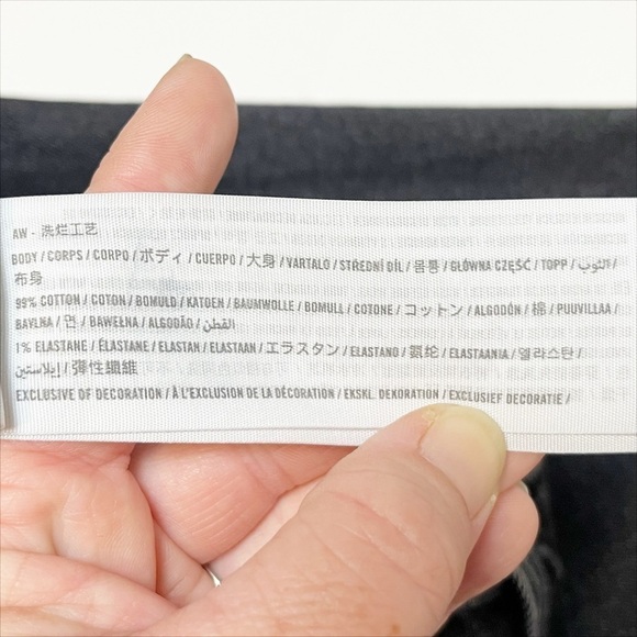 Abercrombie & Fitch Ankle Straight Ultra High Rise Jeans 28 6 black‎ Curve Love - Picture 9 of 14